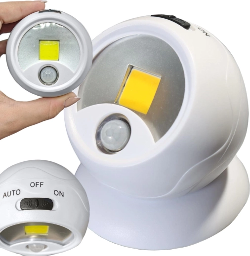 LED-nachtlamp met bewegingssensor COB 360°, magnetisch, op batterijen