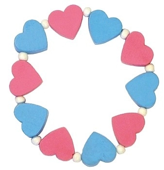 Detoa kinderarmband met hartjes