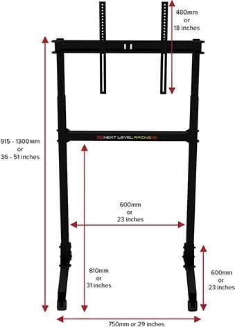 Breed bereik 24–85" voor monitoren en tv’s