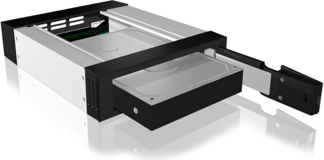 Wechselrahmen für 3,5" SATA-HDD in 5,25"-Schacht