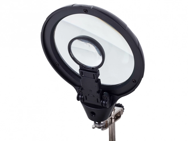 Houder - derde hand - met vergrootglas