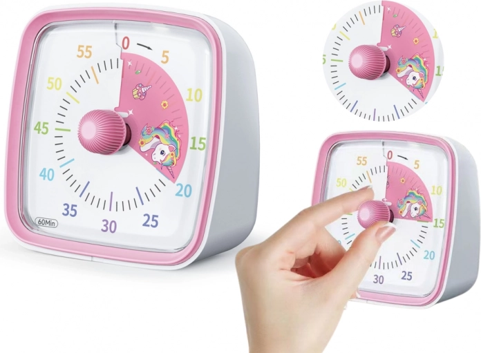 Minutentimer met alarm en licht Eenhoorn
