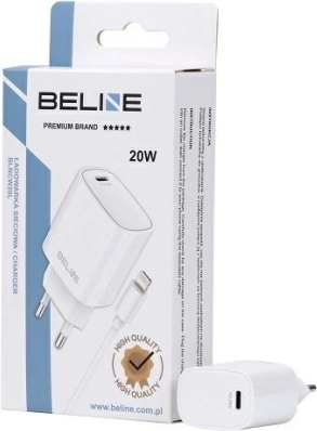 netvoedingsadapter 20 W usb‑c met lightning‑kabel beline