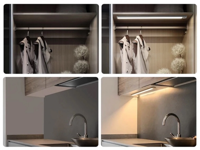 LED-Unterbauleuchte mit USB-Anschluss und Bewegungsmelder