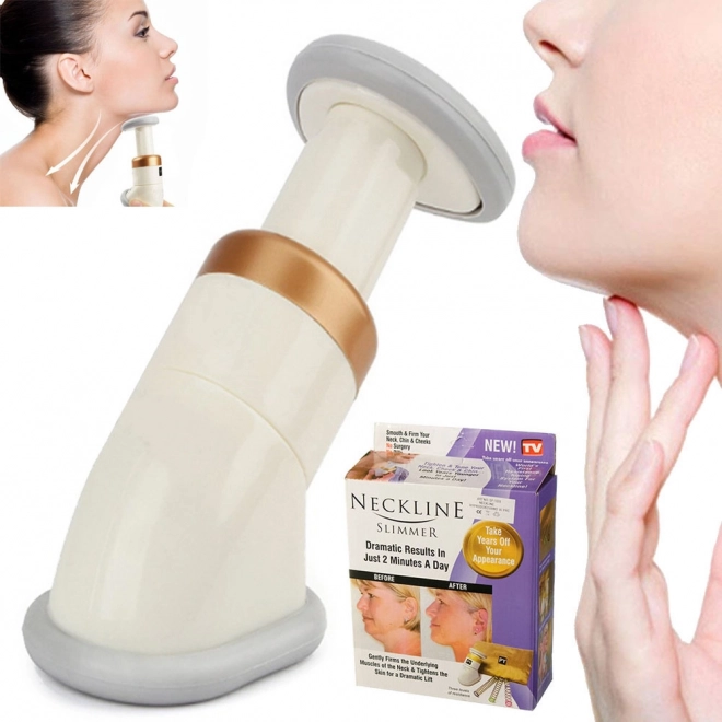 Massageapparaat voor nek en kin