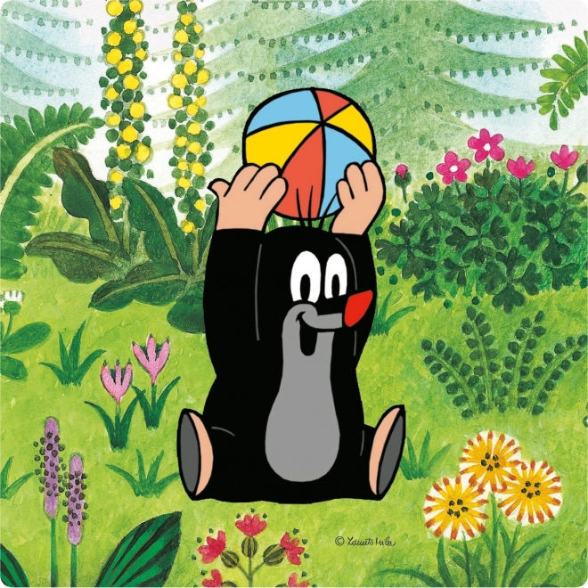 Dino Baby Puzzle Little Mole on the Meadow 3-in-1