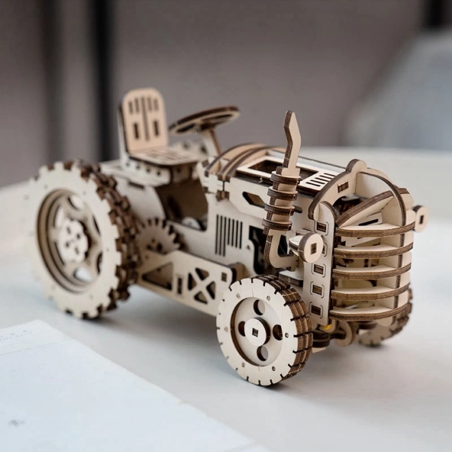 RoboTime 3D houten mechanische puzzel Tractor