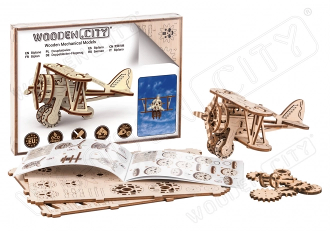 Houten 3D-puzzel dubbeldekker