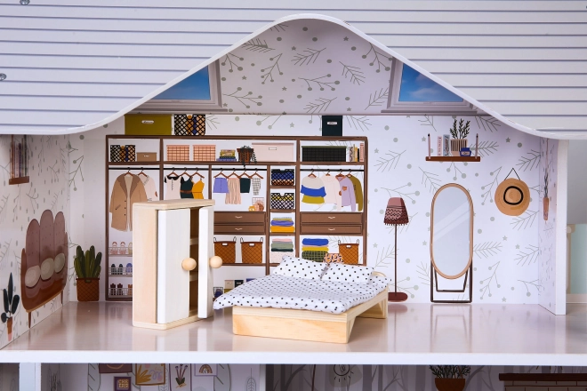 Poppenhuis met meubels Residence Emma ECOTOYS