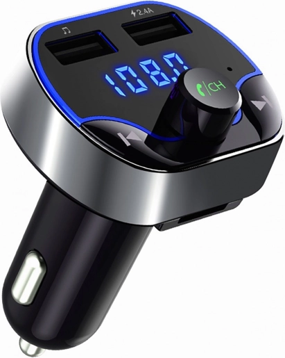 Transmetteur FM Bluetooth pour voiture avec USB et prise en charge MP3, WMA, FLAC et WAV