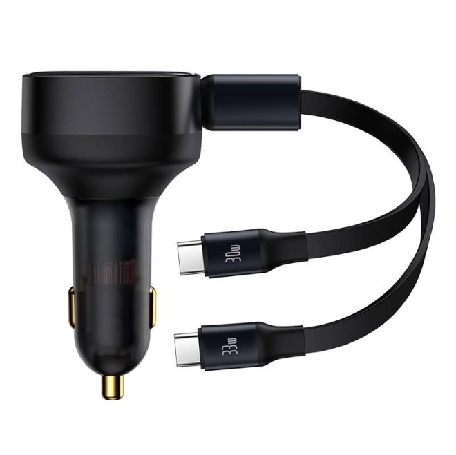 Twee USB-C-uitgangen voor gelijktijdig opladen