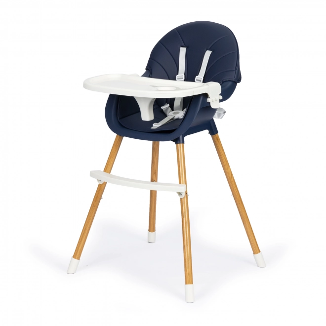 Ecotoys Eetstoeltje 2-in-1 blauw