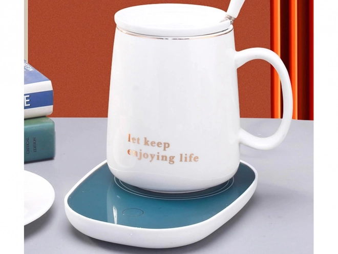 Elektrische kopjesverwarmer voor koffie en thee 16W, LED waterdicht paneel