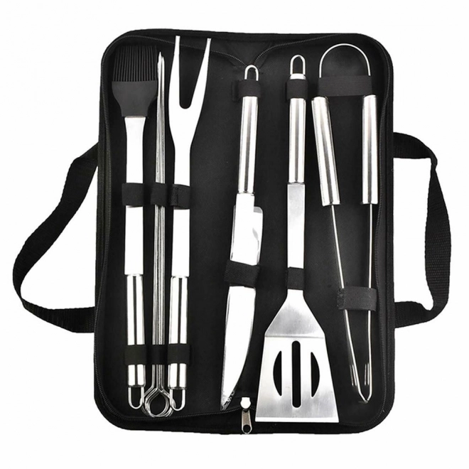 Set van 9-in-1 grillgereedschappen met hoes