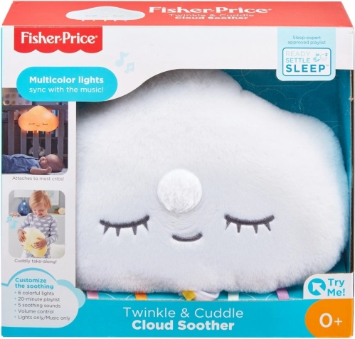 Nuage en peluche berceur pour berceau avec lumière et mélodies