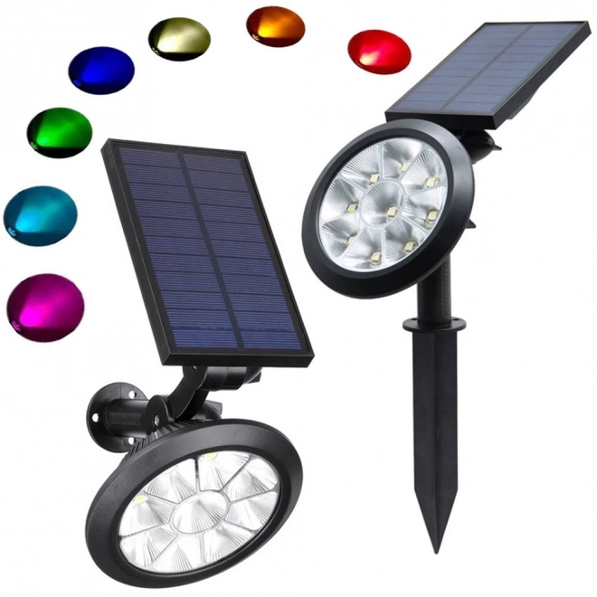 Zonne tuinlamp RGBW