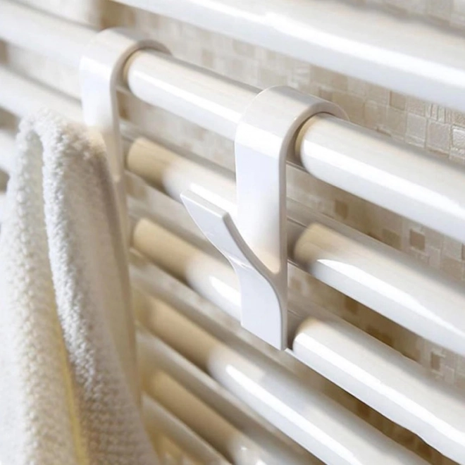 Haak voor de badkamer radiator