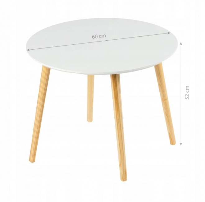Moderne Scandinavische salontafel, 60 cm