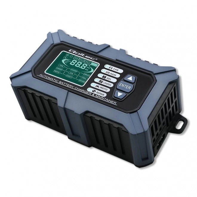 Intelligente microprocessorgestuurde oplader met batterijtester en herstelmodus 12V | 6A | LCD | AGM LiFePO4 GEL batterijoplader