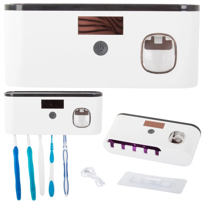 Hangende tandenborstelhouder met UV-sterilisator
