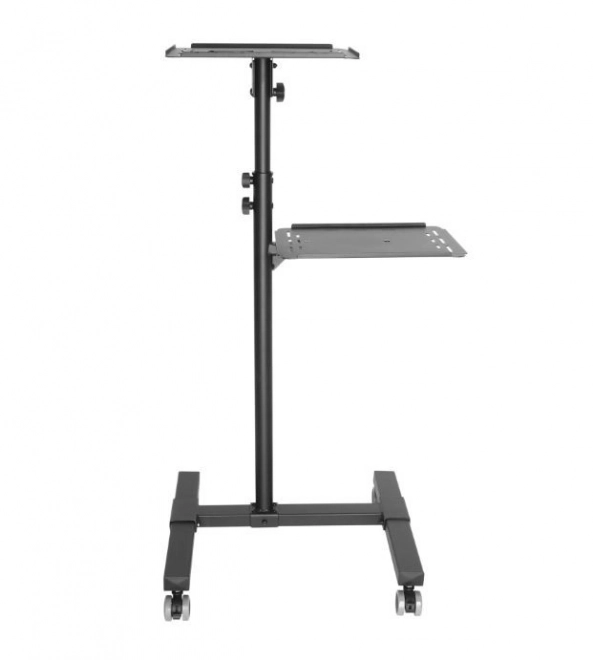 Mobiele metalen tafel voor projector en laptop