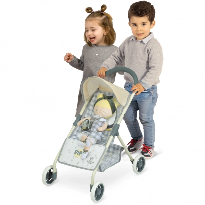 DeCuevas Sportieve poppenwagen met knuffelpop PIPO 2022
