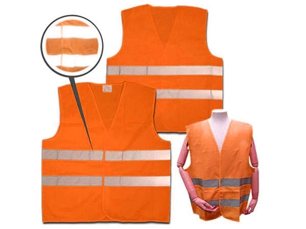 Warning reflective vest orange