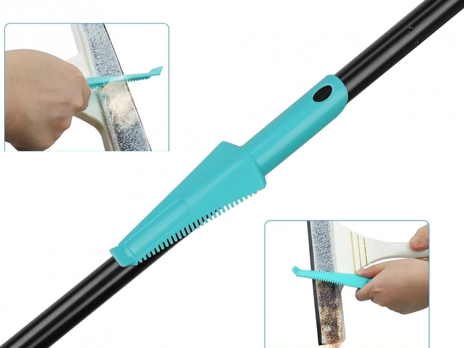 Microfiber Window Cleaning Brush with Adjustable Length