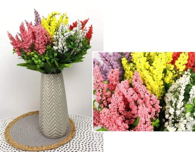Künstlicher Strauß Gipskraut 6 Stiele 37 cm Farbmischung