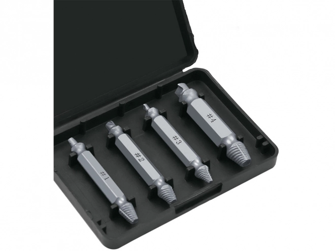 Set of 4 Broken Screw Extractors