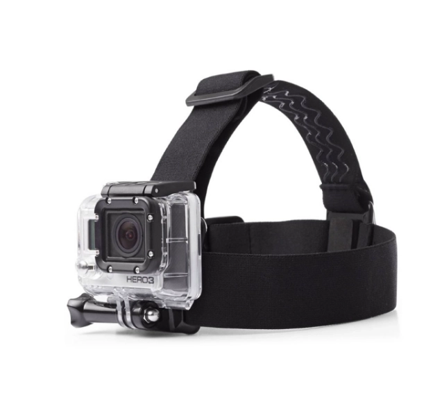 Hoofdband Telesin GP-HMS-T04 met houder voor actiecamera