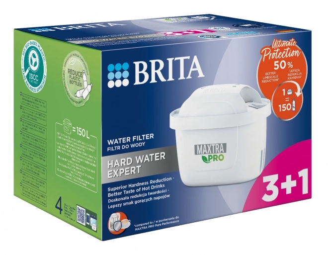 Maxtra PRO Hard Water Expert vervangende cartridge 3+1 stuks.