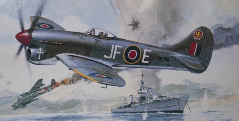 Maquette en plastique HAWKER TEMPEST Mk.V 1:72