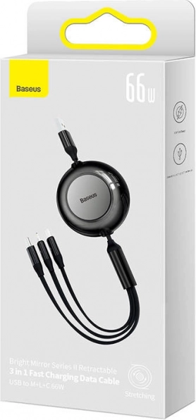 Fast charging up to 66 W via USB‑C