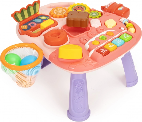 2-en-1 : trotteur et table d’éveil