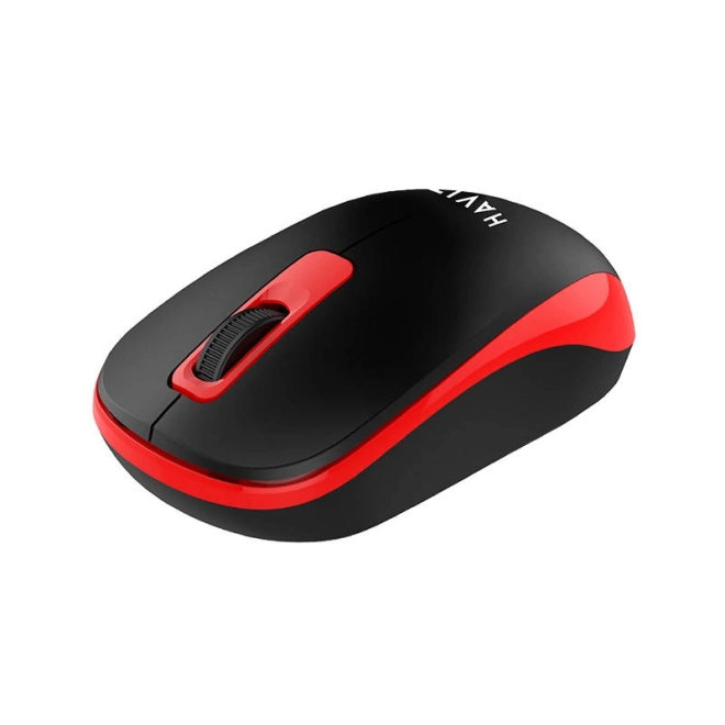 Universal Wireless Mouse Black & Red