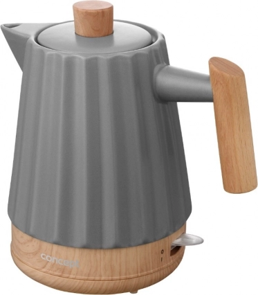 Keramik-Wasserkocher 1,5 l, dunkelgrau