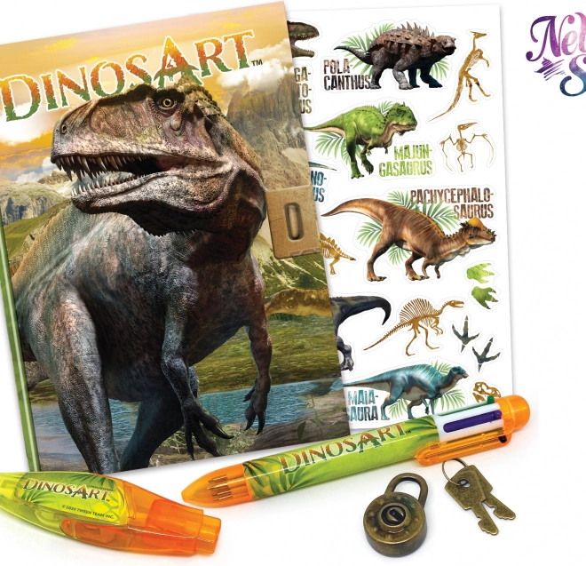 DinosArt Notebook with Lock