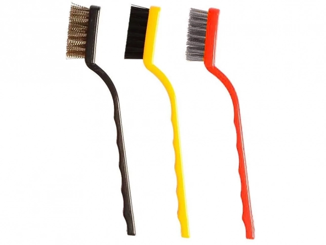 Set van drie draadborstels