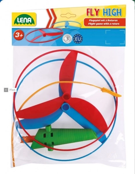 Vliegende schijven 20cm+starter plastic in zak 3+