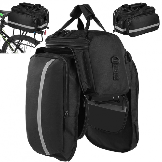 Large Bike Rack Bag with 3 Compartments