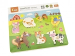 Puzzle en bois animaux - sonore