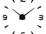 DIY Adhesive Wall Clock Large 80–120 cm Black