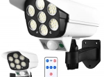 Attrappe Solar Kamera mit Bewegungsmelder und 77 LEDs