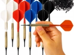 Dartpfeil-Set für elektronische Scheiben 12 Stk. mit Ersatzspitzen TRIZAND