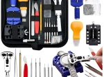 Professional watch repair kit in protective case, 147 pieces
