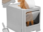 Gesloten kattentoilet met lade en schep Purlov 50 × 36 × 38 cm