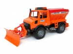 Bruder Mercedes-Benz Unimog saleuse avec lame