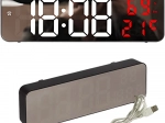 Digitale LED-Uhr mit Wecker und Thermometer