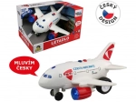 Avion ČSA avec annonces du capitaine et de l’hôtesse à inertie 20 cm